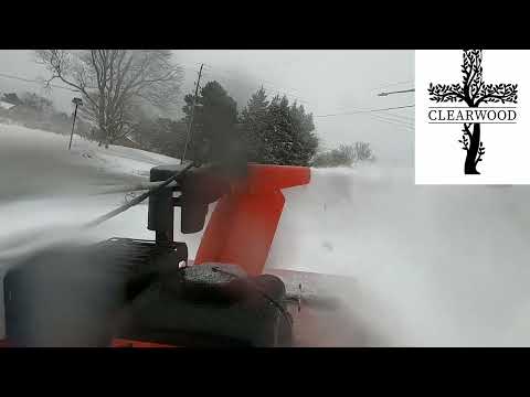 Snow blowing Beast Mode Style