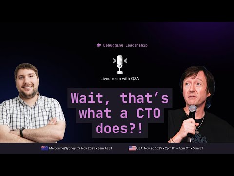 Wait, that's what a CTO does?! - with Rendle