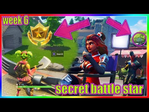 Week 6 BlockBuster SECRET Battle STAR Location in Fortnite Battle Royale (Unlock FREE TIER)