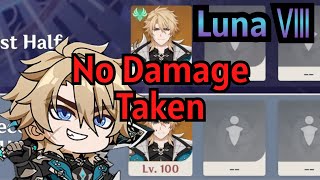 【原神】Ver.Luna Ⅷ 螺旋12層 魔導ファルカ両単騎 星9クリア / Ver.Luna Ⅷ Spiral Abyss Floor 12 Varka Solo ☆9 Stars