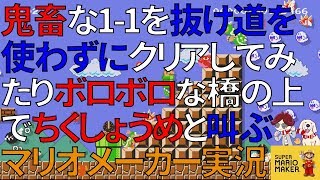 マリオメーカー実況２４２　吊り橋効果を狙ったり爆発に巻き込まれたり裏テク使わなかったりしてみた