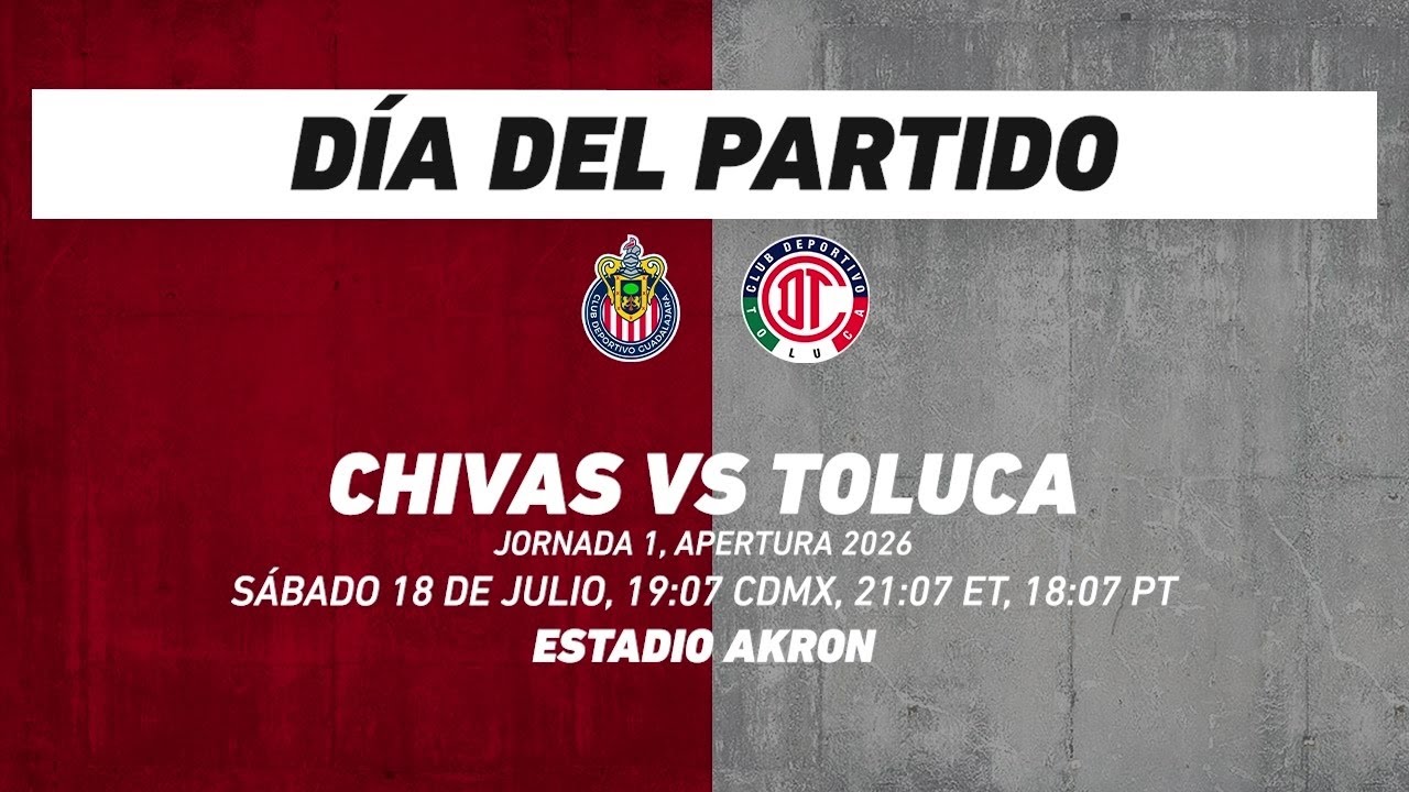 Chivas vs Toluca, frente a frente: Liga MX