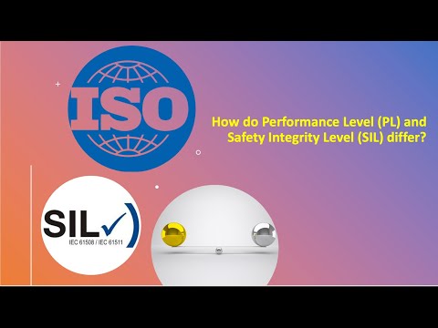 How do Performance Level (PL) and Safety Integrity Level (SIL) differ?