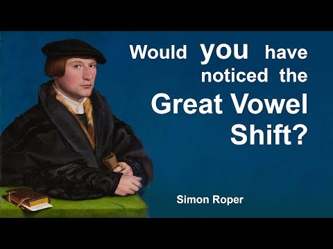 Did People Notice the Great Vowel Shift?