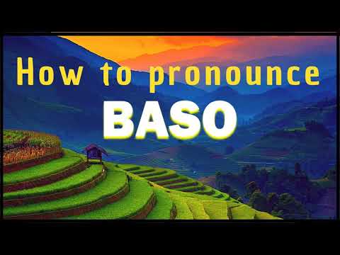 How to pronounce BASO - Tagalog Plus