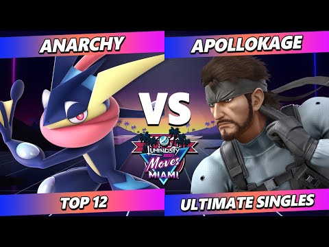 LMMM 2025 - ApolloKage (Snake) Vs. Anarchy (Greninja) Smash Ultimate - SSBU