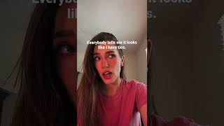 Having #tics with #tourettes 🥴✨ #adhd #tic