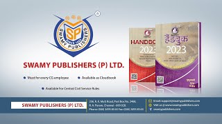 SWAMYS HANDBOOK 2023 - for central government staff