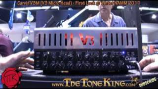 Video thumbnail for Carvin V3M (V3 Micro Head) Sound DEMO!!  First look @ Winter NAMM 2011 by The Tone King