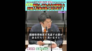 日本の人口構成が大きく変わろうとしている / 参政党：安達ゆうじ