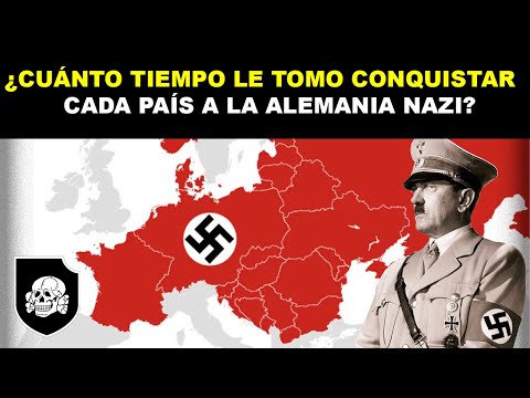 ¿Cuánto tiempo le tomo conquistar cada País a la Alemania Nazi?