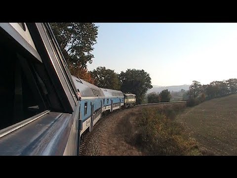 jízda vlakem 9057 Praha hl. n. - Čerčany (Posázavský Pacifik) 13.10.2018