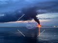 Kerch Area Attacked Again -- Drones Hit Oil Depot at Port Kavkaz