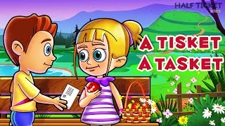 A Tisket A Tasket | Nursery Rhymes Songs With Lyrics | Kids Songs