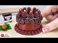Easy Miniature Mocha Chocolate Cake Tasty Homemade Chocolate Cake Tutorial Miniature Cooking