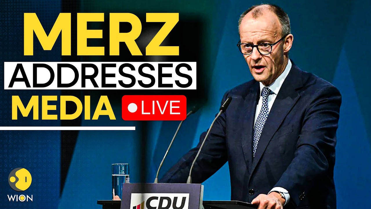 Merz Address LIVE: German Chancellor Merz Addresses Media After a Two-day CDU Meet | WION Live