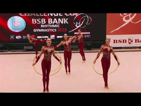 World Challenge Cup Minsk 2019   Ukraine 3 Hoops + 2 Clubs AA