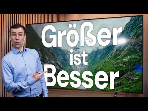 Die besten Big Screen TVs - Riesen-Fernseher für jedes Budget bis 98 & 100 Zoll! Unsere Empfehlung!