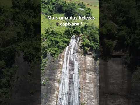 Cachoeira alta em Alfredo Chaves ES. #aventura #cachoeira #waterfall #capixaba #viagem #trip #drone