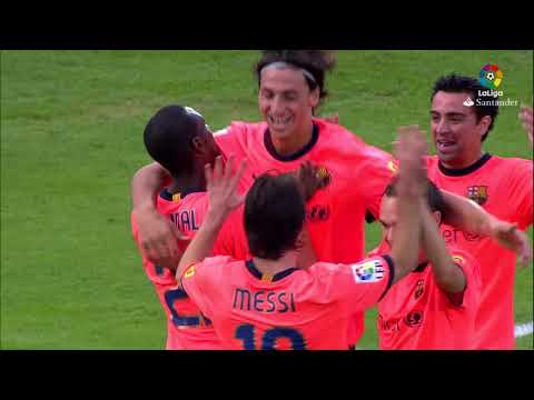 Resumen de Getafe CF vs FC Barcelona (0-2) 2009/2010