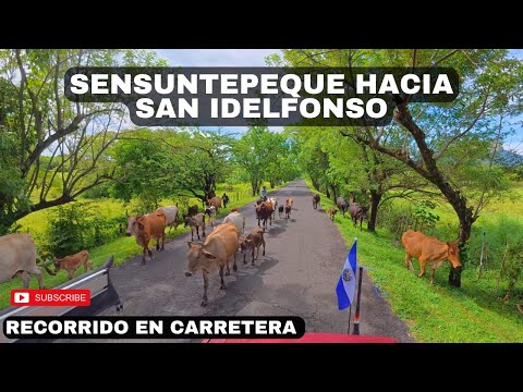 Recorrido de SENSUNTEPEQUE CABAÑAS Hacia SAN IDELFONSO SAN VICENTE El Salvador 🇸🇻 😱