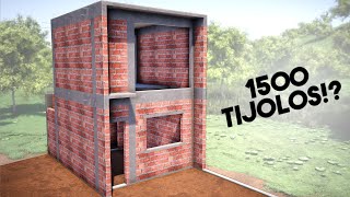 CONSTRUINDO KITNETS | MINI LOFT 1500 TIJOLOS | PASSO A PASSO | DUTRAM | #construction #homedesign