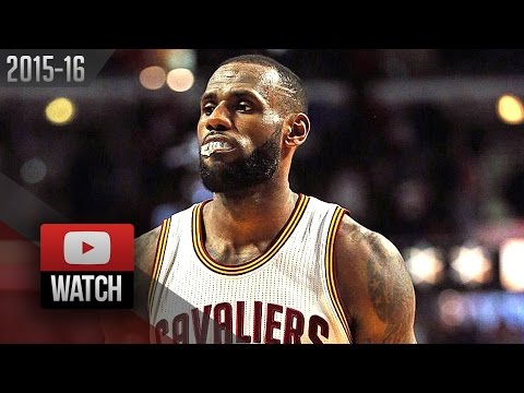 LeBron James Full Highlights at Bulls (2016.04.09) - 33 Pts, 7 Reb