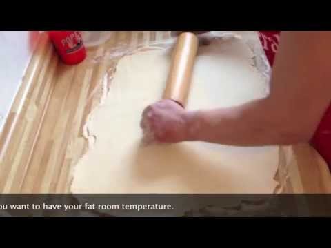 One Step Puff Pastry:  How to turn any pie dough into puff pastry in 10 minutes