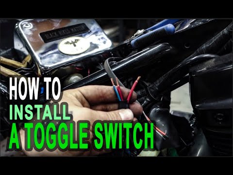 How To Replace A Honda Shadow Key Switch With A Toggle - The SIMPLE way!
