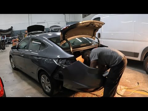 2019 Hyundai Elantra how to take the back bumper and taillight off