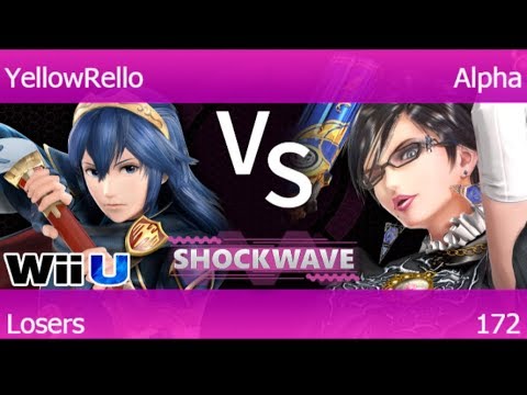 SW 172 - YellowRello (Lucina, Mario) vs Alpha (Bayonetta) Losers - Smash 4