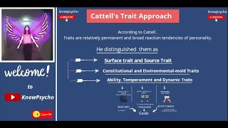 Cattell's Trait Approach// Personality Traits