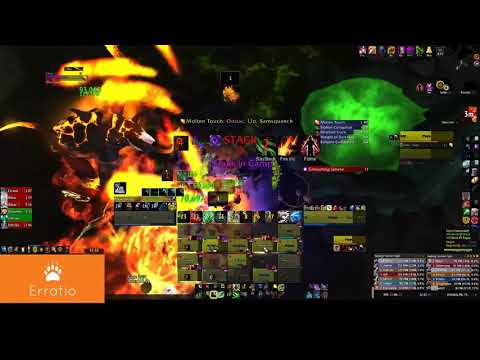 Mythic Felhounds of Sargeras - Antorus - Memoria Erratus Restoration Druid Healer POV