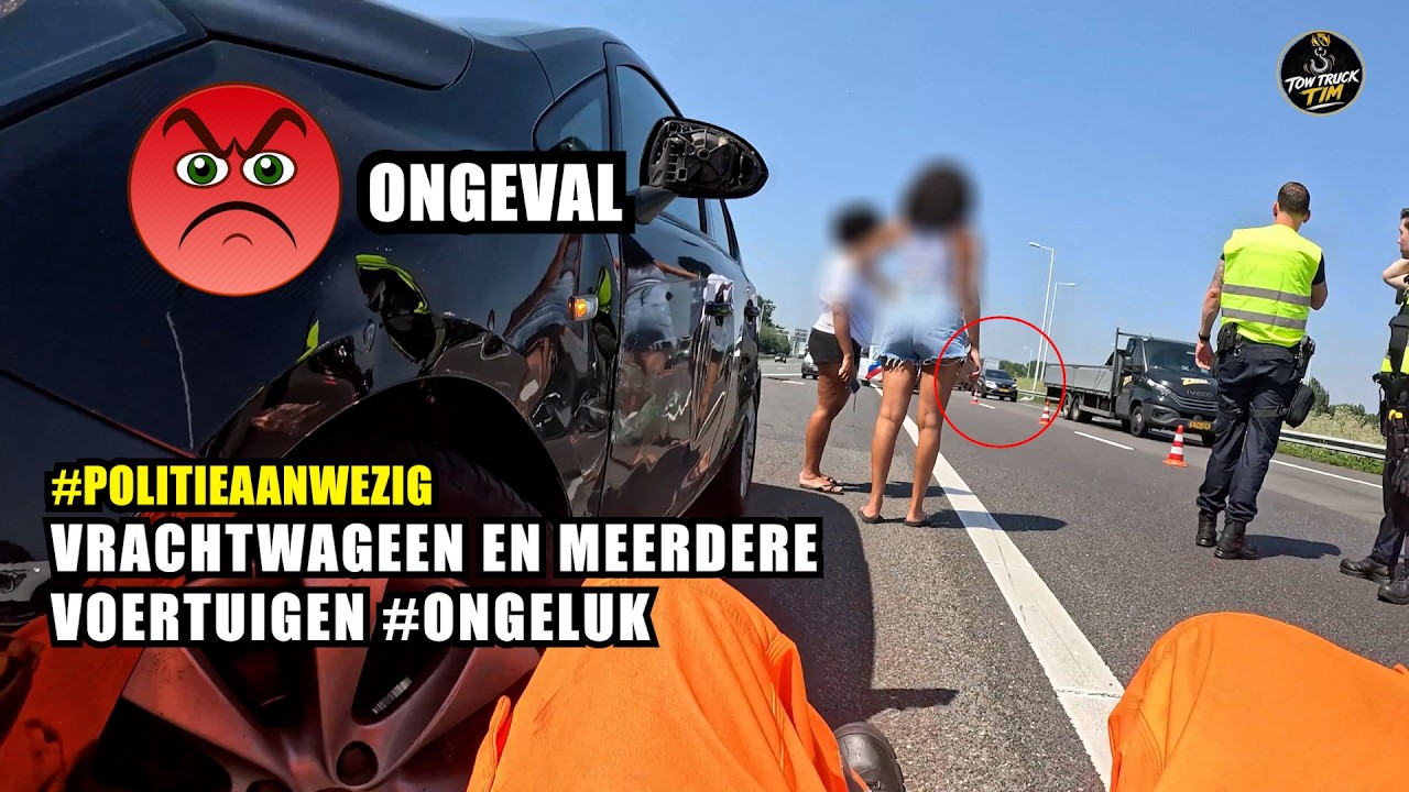 FLINK ONGEVAL A4 VRACHTWAGEN EN AUTO'S