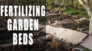 When Building Garden Beds We Used RABBIT MANURE As Fertilizer (2022) Ep.1