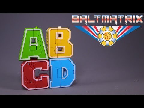 Mech Clan Transforming English Letters: A B C D