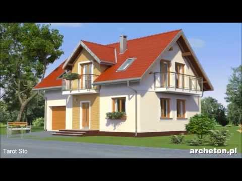 Projekt domu Tarot Sto - archeton.pl