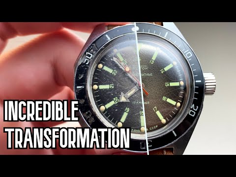 Restoring Neglected 1980s Dive Watch — Vintage Soviet Vostok Amphibia