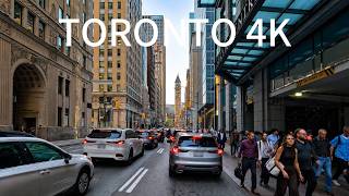Toronto at Rush Hour 4K 🇨🇦 | Gridlocked Downtown & DVP Traffic to Markham