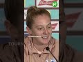 Keira Walsh's HILARIOUS response to reporter's injury!🤣#shorts