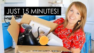 How to Declutter your Whole Kitchen in 15 Minutes