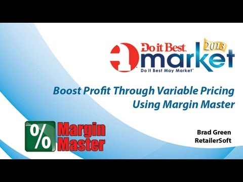 Boost Profit Through Variable Pricing Using Margin Master