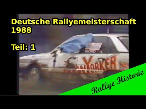 Deutsche Rallyemeisterschaft 1988 Teil 1