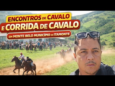 CORRIDA DE CAVALO 🐎 EM MONTE BELO MG #cavalos #corrida #festa 