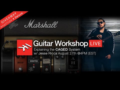 Guitar Workshop Live -  Explaining the CAGED System August 27th @4PM (EST) #IKCreator