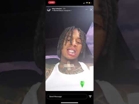 BBG babyjoe showing where he got shot at