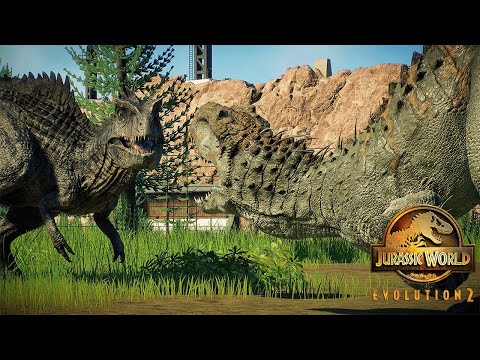 INDOMINUS REX VS DOMINION GIGANOTOSAURUS | Jurassic World Evolution 2