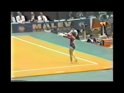 GDR Astrid Heese FX  1983 World Gymnastics Championships 9 750 TO