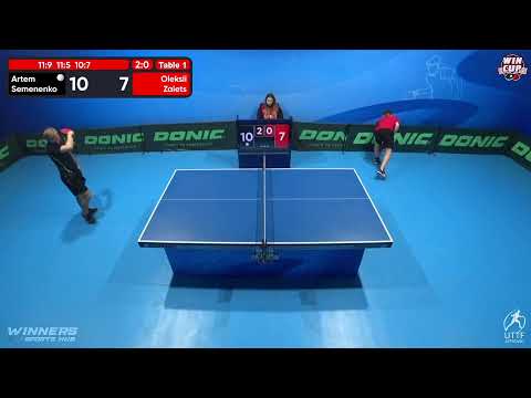 11:00 Artem Semenenko 3-0 Oleksii Zaiets West 1 WIN CUP 07.11.2022 | TABLE TENNIS WINCUP