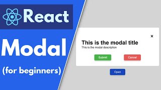Make a Modal in React using Hooks (Submit/Close/Click Outside)| Beginner Tutorial